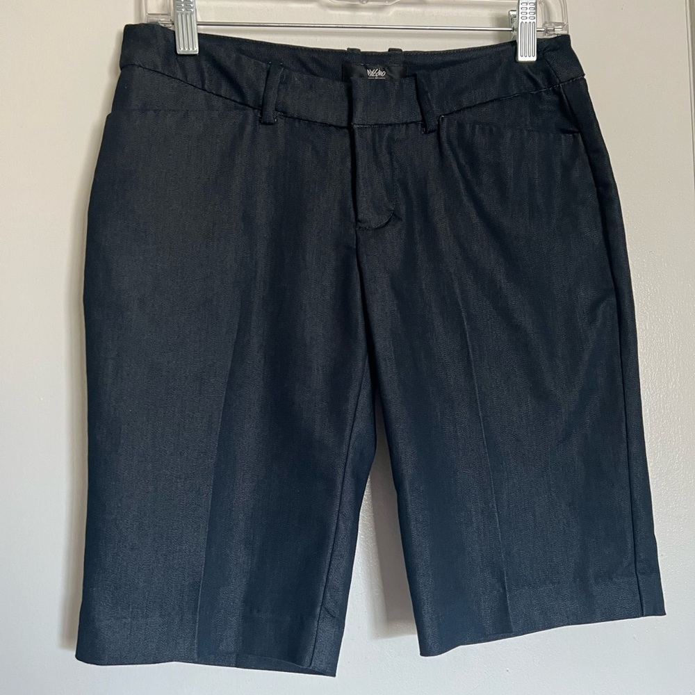 Dark Blue Mossimo Stretch Bermuda Shorts size 2